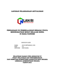 Pengadaan CD Pembelajaran Sebagai Upaya Meningkatkan Minat Belajar Siswa Di Masa Pandemi SDN Rawa Kabupaten Tasikmalaya