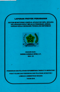 Sistem Monitoring Kinerja Aparatur Sipil Negara Kelurahan Kuday Melalui Pengisian Jurnal Harian Kerja Berbasis Teknologi Informasi