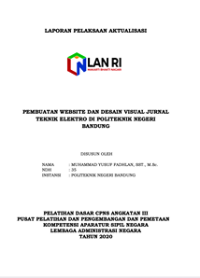 Pembuatan Website Dan Desain Visual Jurnal Teknik Elektro Di Politeknik Negeri Bandung