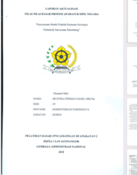 Penyusunan Modul Praktek Restoran Sriwijaya Politeknis Pariwisata Palembang (Kementerian Pariwisata)