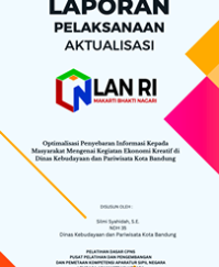Optimalisasi Penyebaran Informasi Kepada Masyarakat Mengenai Kegiatan Ekonomi Kreatif Di Dinas Kebudayaan Dan Pariwisata Kota Bandung
