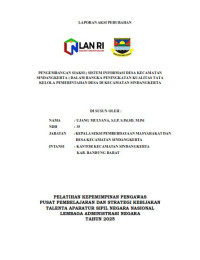 Pengembangan SIAKSI (Sistem Informasi Desa Kecamatan Sindangkerta) Dalam Rangka Peningkatan Kualitas Tata Kelola Pemerintahan Desa di Kecamatan Singdangkerja