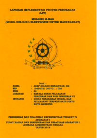 Molling E-Mas (Mobil Keliling Elektronik Untuk Masyarakat) (Dinas Penanaman Modal dan Pelayanan Terpadu Satu Pintu - DPMPTSP Pemerintah Kota Bandung)