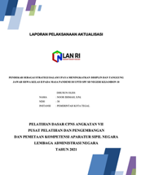 Pendekar Sebagai Strategi Dalam Upaya Meningkatkan Disiplin Dan Tanggungjawab Siswa Kelas II Pada Masa Pandemi Di UPTD SPF SD Negeri Kejambon 10