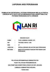 Pembuatan Geospasial Potensi Perikanan Melalui Portal Cirebon Satu Data untuk Meningkatkan Akseptabilitas Potensi Perikanan Kota Cirebon (Dinas Ketahanan Pangan Pertanian dan Perikanan)