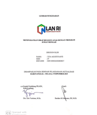 Meningkatkan Sikap Religius Anak Dengan Program Jumat Mengaji (Dinas Pendidikan dan Kebudayaan Kabupaten Tasikmalaya)