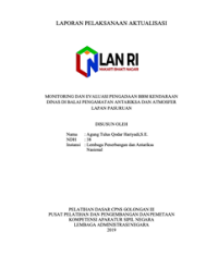 Monitoring Dan Evaluasi Pengadaan BBM Kendaraan Dinas Di Balai Pengamatan Antariksa Dan Atmosfer Lapan Pasuruan (LAPAN)