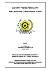 Kegiatan Belajar Mengajar Lancar Di Daerah Pinggiran (KBM Ladi Giran) Di Kabupaten Dompu (Dinas Pendidikan)