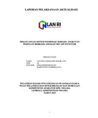 Perancangan Sistem Informasi Terpadu Angkutan Pedesaan Berbasis Aplikasi MIT App Inventor (Dinas Perhubungan Kabupaten Tasikmalaya)