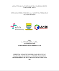 Optimalisasi Pelaksanaan Program Pengendalian Resistensi Antimikroba Di RSKIA Kota Bandung