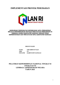 Akselerasi Peningkatan Kepemilikan Akta Perkawinan Melalui Pengembangan Petugas Pencatatan Perkawinan Di Lembaga Agama Kabupaten Sanggau Dengan Dinas Kependudukan Dan Pencatatan Sipil Kabupaten Sanggau