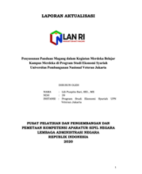 Penyusunan Panduan Magang Dalam Kegiatan Merdeka Belajar Kampus Merdeka Di Program Studi Ekonomi Syariah Universitas Pembangunan Nasional Veteran Jakarta