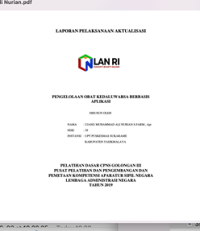 Pengelolaan Obat Kedaluwarsa Berbasis Aplikasi (UPT PKM Sukarame) Kabupaten Tasikmalaya