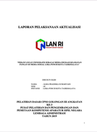 Perancangan Infografis Sebagai Media Edukasi Keamanan Pangan Di Media Sosial Loka POM Di Kota Tasikmalaya (BPOM)