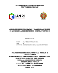 Akselerasi Peningkatan Pelaksanaan SAKIP Di Lingkungan Pemerintah Kabupaten Tebo (Sekretariat Daerah)