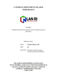 PD DIKIT (Pengenalan Digitalisasi Pelayanan Di Kelurahan Cikutra)