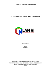 Satu Data Sektoral Kota Ternate - Dinas Komunikasi Informatika dan Persandian Kota Ternate