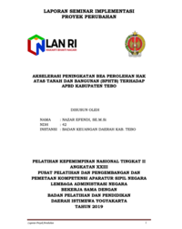 Akselerasi Peningkatan Bea Perolehan Hak Atas Tanah Dan Bangunan (BPHTB) Terhadap APBD Kabupaten Tebo (Badan Keuangan Daerah)