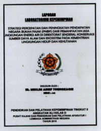 Strategi Percepatan Dan Peningkatan Pendapatan Negara Bukan Pajak (PNBP) Dari Pemanfaatan Jasa Lingkungan Energi Air di Direktorat Jenderal Konservasi Sumber Daya Alam Dan Ekosistem Pada Kementerian Lingkungan Hidup Dan Kehutanan