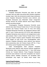 Strategi Percepatan Penyusunan Pelaporan Kegiatan Pengadaan Barang/Jasa Melalui Aplikasi Sistem E-Reporting Berbasis Web Di Kabupaten Labuhanbatu Selatan (Asisten Perekonomian dan Pembangunan Sekretariat Daerah)
