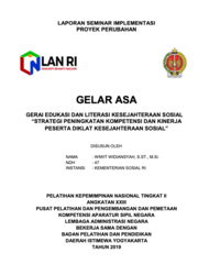 GELAR ASA (Gerai Edukasi Dan Literasi Kesejahteraan Sosial); Strategi Peningkatan Kompetensi Dan Kinerja Peserta Pendidikan Dan Pelatihan Kesejahteraan Sosial (Kementerian Sosial)