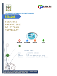SENSASI; Strategi Harmonisasi Di Bidang Informasi (Asisten Administrasi Umum Sekretariat Daerah Kabupaten Natuna)