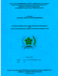 Sistem Informasi Manajemen Penataan ASN (Simata) dan Sistem Informasi Manajemen ASN Terpadu (Simadu) NTB (Badan Kepegawaian Daerah Provinsi NTB)