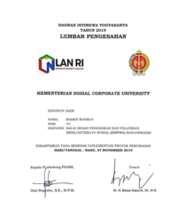 Kementerian Sosial Corporate University (Balai Besar Pendidikan dan Pelatihan Kesejahteraan Sosial Banjarmasin)