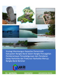 Strategi Membangun Kapasitas Badan Kesatuan Bangsa dan Politik Pemerintah Kabupaten Bangka Barat dalam Rangka Pencegahan dan Pemberantasan Penyalahgunaan dan Peredaran Gelap Narkotika dan Prekursor Narkotika Menuju Bangka Barat Bersinar