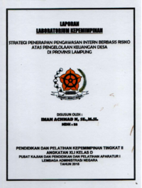 Strategi Penerapan Pengawasan Intern Berbasis Risiko Atas Pengelolaan Keuangan Desa Di Propinsi Lampung (BPKP)