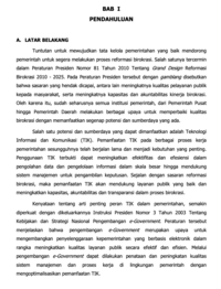 Main Silet (Manajemen Integrasi Sistem Informasi Elektronik); Strategi Akselerasi Penatakelolaan Pemerintahan Menuju NTB Smart Province (Dinas Komunikasi Informatika dan Statistik Pemerintah Provinsi NTB)