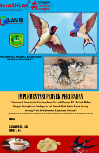 Kolaborasi Pemerintah Kabupaten Kepulauan Meranti Dengan Kementerian/Lembaga Terkait Dalam Rangka Peningkatan Pendapatan Asli Daerah Dari Sektor Pajak Sarang Burung Walet Di Kabupaten Kepulauan Meranti (Asisten Administrasi Umum Sekretaris Daerah)