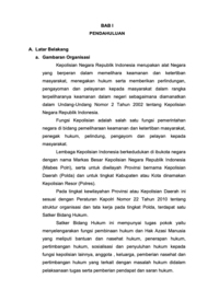 Strategi Penguatan Bidang Hukum Polda NTB Melalui Percepatan Penyelesaian Pembuatan Pendapat Dan Saran Hukum Oleh Satuan Kewilayahan (Kepala Bidang Hukum Kepolisian Negara Republik Indonesia)