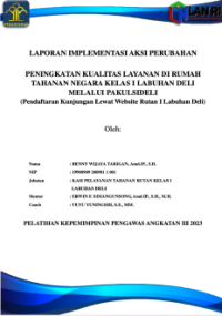 Peningkatan Kualitas Layanan di Rumah Tahanan Negara Kelas I Labuhan Deli melalui PAKULSIDELI (Pendaftaran Kunjungan lewat Website Rutan 1 Labuhan Deli) (Kantor Wilayah Sumatera Utara Kementerian Hukum dan Hak Asasi Manusia)