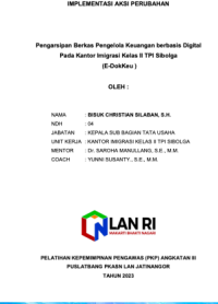 Pengarsipan Berkas Pengelola Keuangan Berbasis Digital pada Kantor Imigrasi Kelas II TPI Sibolga (E-DokKeu) (Kantor Wilayah Sumatera Utara Kementerian Hukum dan Hak Asasi Manusia)