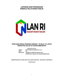 Penilaian Kerja Pegawai dengan Aplikasi Narkotika Bekerja (SI NAJA) di Lapas Narkotika Kelas IIA Nusakambangan (Kantor Wilayah Jawa Tengah Kementerian Hukum dan Hak Asasi Manusia)
