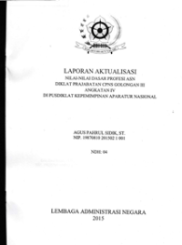 Nilai-Nilai Dasar Profesi ASN di Pusat Diklat Kepemimpinan Aparatur Nasonal LANRI