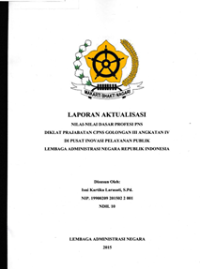 Nilai-Nilai Dasar Profesi ASN di Pusat Kajian Sistem Dan Hukum Administrasi Negara LANRI
