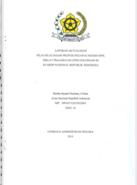 Nilai-Nilai Dasar Profesi ASN di ANRI (Terbaik)
