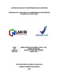 Image of Pemanfaatan Ti (QR Code) Dalam Mempermudah Penyampaian Informasi Layanan Publik (Badan POM)