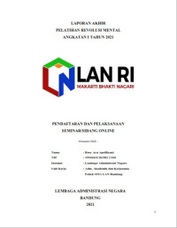Image of Pendaftaran Dan Pelasanaan Seminar Sidang Online di Politeknik STIA LAN Bandung