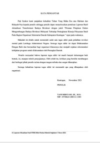 Image of Peranan Pimpinan Dalam Mengembangkan Budaya Birokrasi Melayani Terhadap Peningkatan Kinerja Pelayanan; Studi Pada Bagian Organisasi Sekretariat Daerah Kabupaten Kuningan