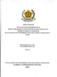 Image of Nilai-Nilai Dasar Profesi PNS di PKP2A IV LAN Aceh